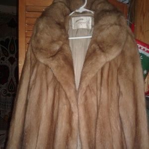1950's-60's Vintage mink fur coat.